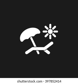 Umbrella Recliner Icon