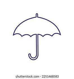 umbrella related icon isolated on background