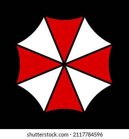 Umbrella Resident Pharmaceuticals Biological Weapon Evil Corporation Logo Symbol Icon Vector Flat