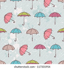 Umbrella Seamless Pattern