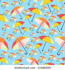 umbrella seamless pattern can be used for wallpaper, website background, textile printing