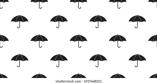 umbrella seamless pattern raining isolated cartoon tile wallpaper repeat background illustration doodle design