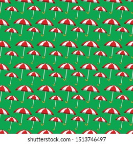 umbrella seamless pattern vector illustration background