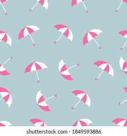 Umbrella Seamless Pattern Wallpaper Background