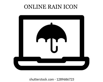 Umbrella search icon. Editable Umbrella search icon for web or mobile.