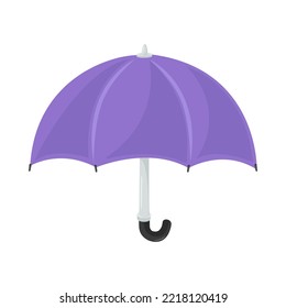 Umbrella Sign Emoji Icon Illustration. Autumn Vector Symbol Emoticon Design Clip Art Sign Comic Style.