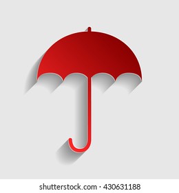 Umbrella sign icon