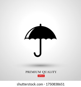 Umbrella sign icon. Rain protection symbol. Vector illustration EPS 10.