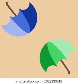 umbrella sign on background