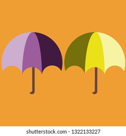 umbrella sign on background