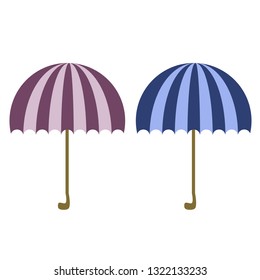 umbrella sign on white background