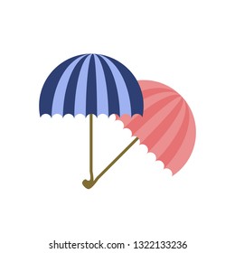 umbrella sign on white background