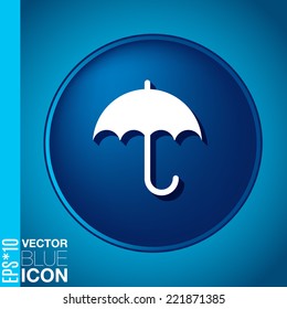 umbrella sign. symbol umbrella. protection from rain and moisture