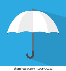 Umbrella silhouette graphic icon vector illustration