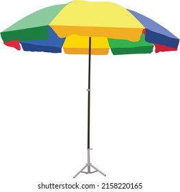 Umbrella Silhouette SVG Vector Clipart