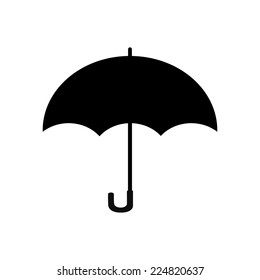 Umbrella silhouette vector design