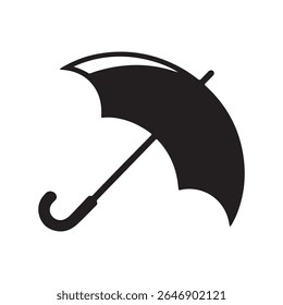 Umbrella silhouette vector illustration design. Umbrella icon design.