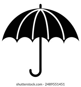 Umbrella simple icon set. Umbrella. Vector illustration