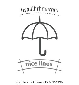 umbrella simple vector rain icon. umbrella simple vector rain icon. umbrella simple vector rain icon. 