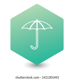Umbrella sketch icon for web, mobile and infographics