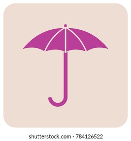 Umbrella sketch icon for web, mobile and infographics