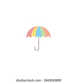 Umbrella Summer Clipart Vector Design