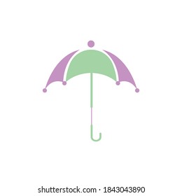 Umbrella Summer Clipart Vector Design