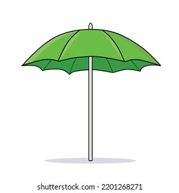 Paraguas, sombrilla, paraguas de playa, sombrilla de playa, logotipo del logotipo del vector de la sombrilla de la playa