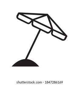umbrella sunshine icon design vector