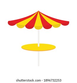 Umbrella Swimming Pool Vektorgrafik