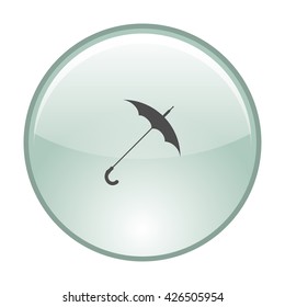 Umbrella symbol flat vector icon