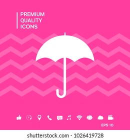 Umbrella symbol icon