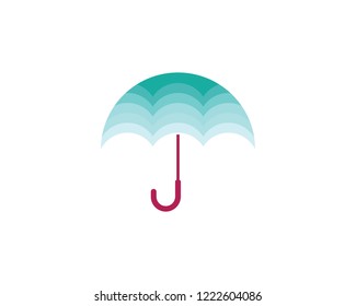 Umbrella symbol illustration