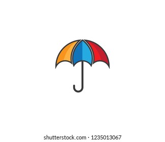 Umbrella symbol illustration