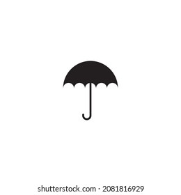 
umbrella symbol simple logo vector