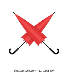 umbrella symbol. vector. free space for text. wallpaper.
