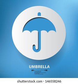 Umbrella symbol,vector