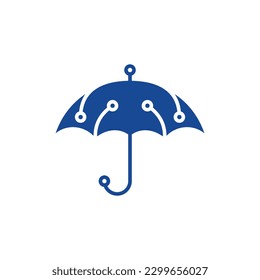 Modernes Design-Logo für Umbretter-Technologie