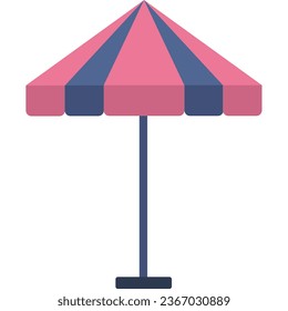 Umbrella tent vector parasol canopy outdoor icon