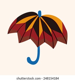 Umbrella theme elements vector,eps