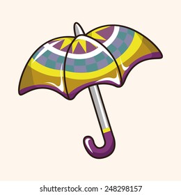 Umbrella theme elements vector,eps