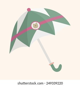 Umbrella theme elements vector,eps