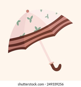 Umbrella theme elements vector,eps