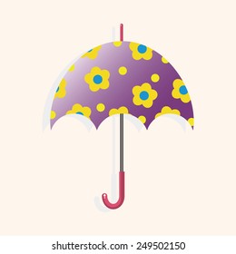 Umbrella theme elements vector,eps