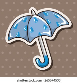 Umbrella theme elements vector,eps