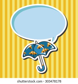 Umbrella theme elements vector,eps