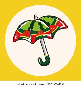 Umbrella theme elements vector,eps