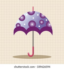 Umbrella theme elements vector,eps