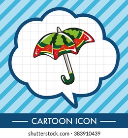 Umbrella theme elements vector,eps