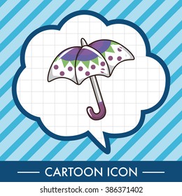 Umbrella theme elements vector,eps